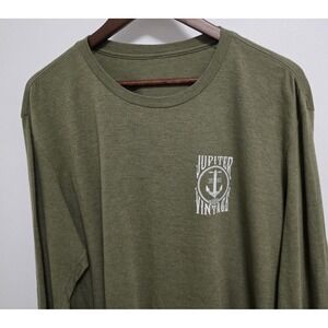 Jupiter Vintage "Vintage Pick Up" Short Sleeve Tee Shirt Military Green XL Logo